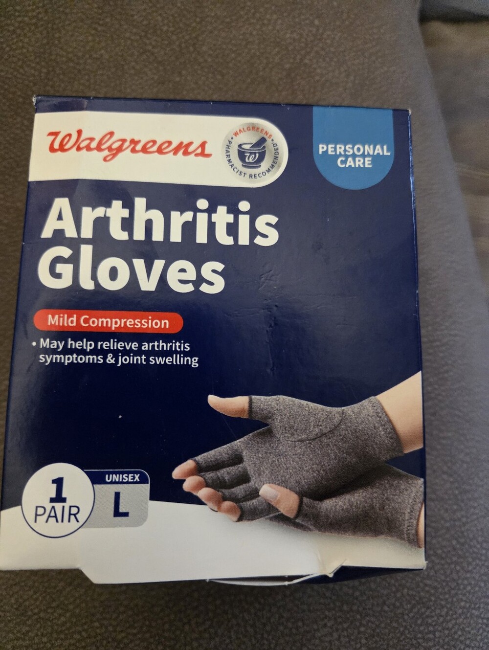 Walgreens Arthritis Gloves - Gray Mild Compression